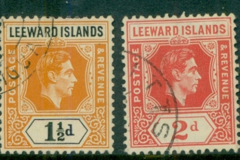 Leeward-Is-1949-KGVI-Portrait-New-Colours-FU