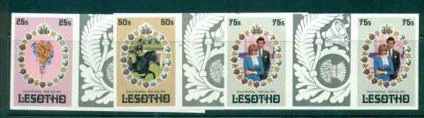 Lesotho-1981 Royal Wedding Charles & Diana