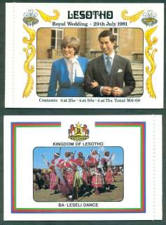 Lesotho-1981 Royal Wedding Charles & Diana