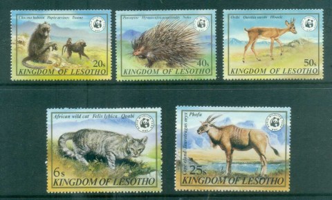 Lesotho-1982 WWF Endangered Wildlife