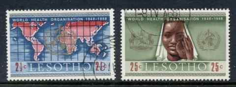 Lesotho-1968-WHO-20th-Anniversary-FU