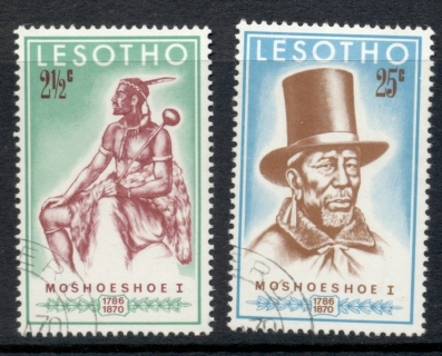 Lesotho-1970-Moshoeshoe-death-Centenary-FU