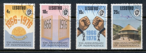 Lesotho-1976-Independence-10th-Anniversary-FU