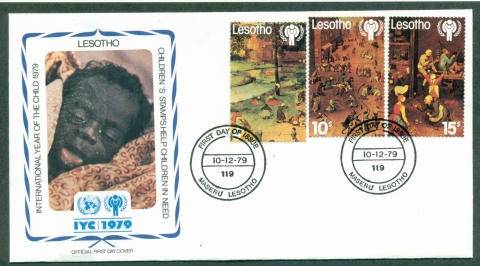 Lesotho-1979-IYC-International-Year-of-the-Child-FDC-lot32016