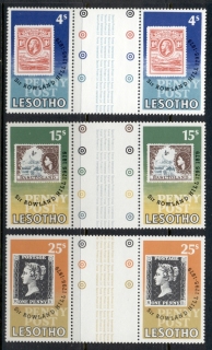 Lesotho-1979-Sir-Rowland-Hill-Death-Centenary-gutter-pr-MUH