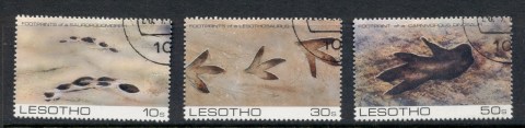 Lesotho-1984-Prehistoric-Footprints-FU