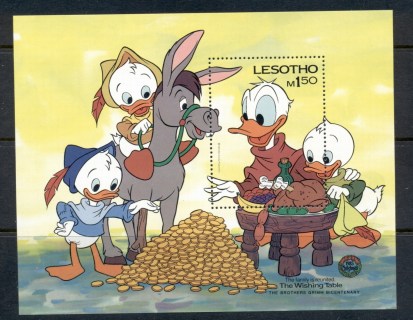 Lesotho-1985-Walt-Disney-Mark-Twain-Characters