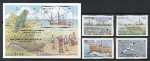 Lesotho-1987-Discovery-of-America-MS-MUH