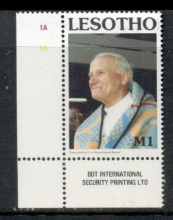 Lesotho-1990-Pope-John-Paul-II-1m-MUH