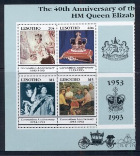 Lesotho-1993-QEII-Coronation-40th-nniv-blk4-MUH