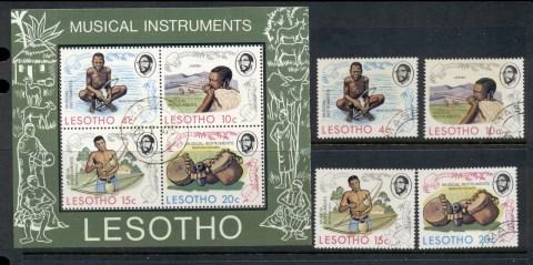 lesotho-1975-Musical-Instruments-MS-FU