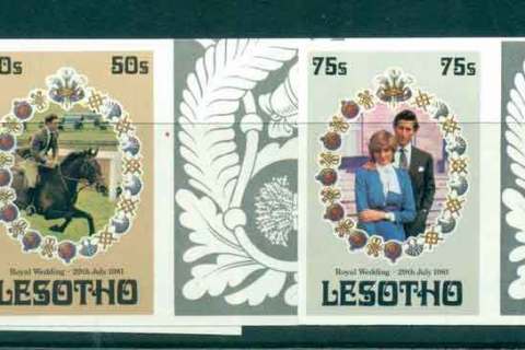 Lesotho-1981 Royal Wedding Charles & Diana