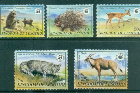 Lesotho-1982 WWF Endangered Wildlife