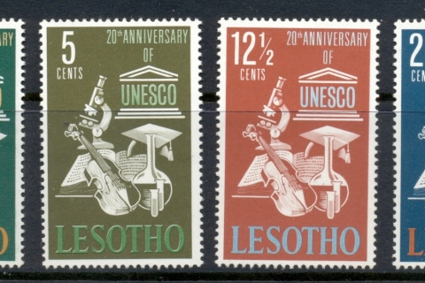Lesotho-1966-UNESCO-20th-Anniversary-MLH