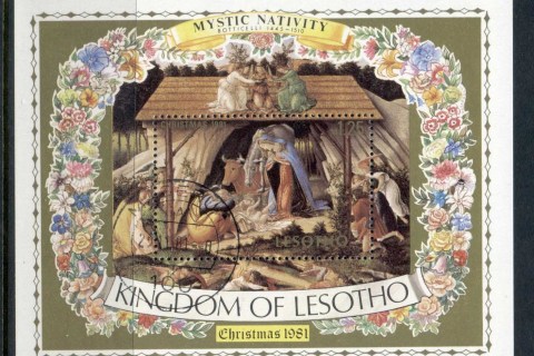 Lesotho-1981-Xmas-Nativity-MS-FU