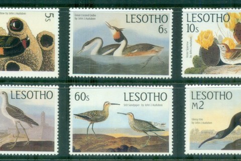 Lesotho-1985-Audubon-Birds-MUH