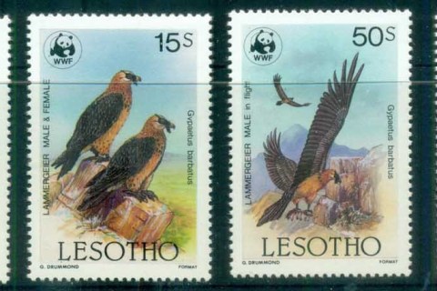 Lesotho-1986-WWF-Birds