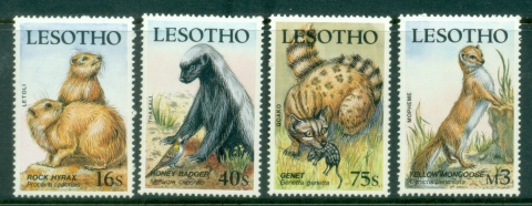 Lesotho-1988-Small-Indigenous-Animals-MUH