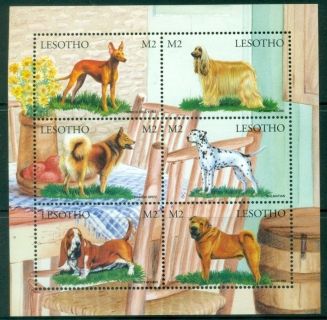 Lesotho-1999-Dogs-of-the-World-MS-MUH_1