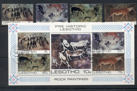 lesotho-1983-Rock-paintings-MS-FU
