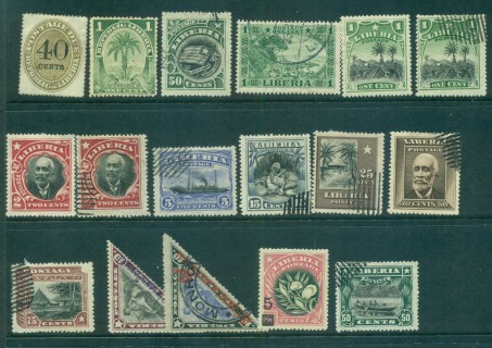 Liberia-1890s-on-Assorted-Oddments-MH-CTO-FU-lot56666