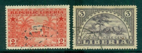 Liberia-1915-Liberian-House-Monovia-Harbour-CTO-lot56668