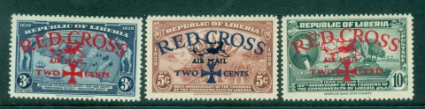 Liberia-1941-Red-Cross-MLH-Lot56802