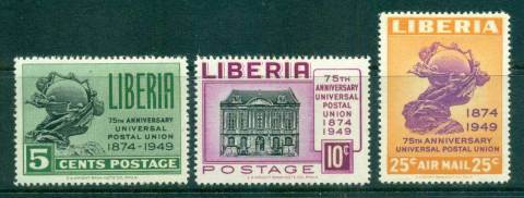 Liberia-1950-UPU-75th-Anniversary-MLH-lot56689