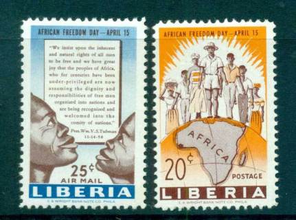 Liberia-1959-African-Freedom-day-MLH-lot56711