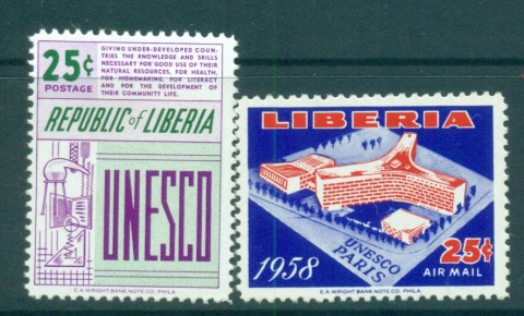 Liberia-1959-UNESCO-MLH-lot56712