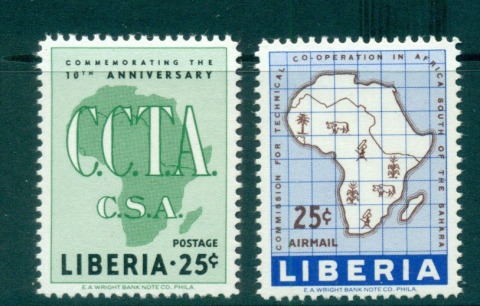 Liberia-1960-CCTA-MLH-lot56714