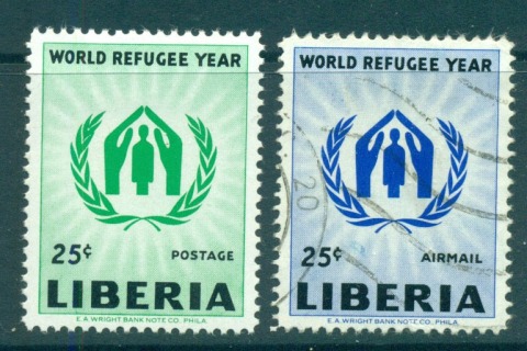 Liberia-1960-World-Refugee-year-MLH-FU-lot56715