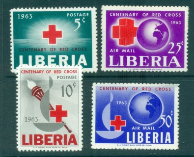 Liberia-1963-Red-Cross-Centenary-MLH-lot56719