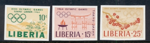 Liberia-1964-Summer-Olympics-Tokyo-IMPERF-MUH