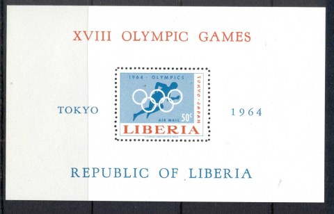 Liberia-1964-Summer-Olympics-Tokyo-MS-MUH