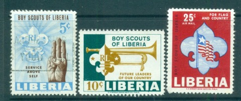 Liberia-1965-Boy-Scouts-FU-lot56728