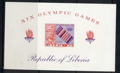 Liberia-1967-Summer-Olympics-Mexico-City-MS-IMPERF-MUH