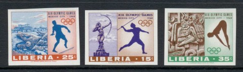 Liberia-1968-Summer-Olympics-Mexico-City-IMPERF-MUH