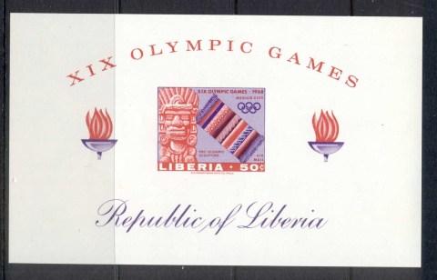 Liberia-1968-Summer-Olympics-Mexico-City-MS-IMPERF-MUH