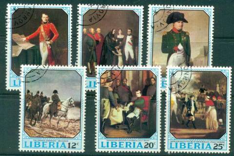 Liberia-1970-Paintings-of-Napoleon-CTO-Lot56753