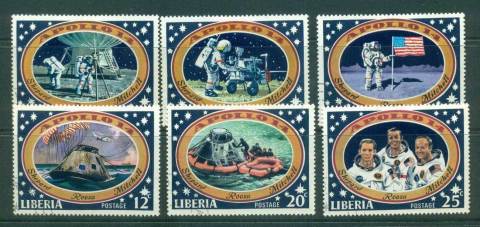 Liberia-1971-Apollo-14-Moon-Landing-CTO-Lot56755