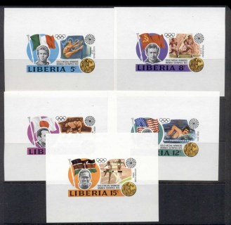 Liberia-1972-Summer-Olympics-Munich-Medal-Winners-5x-Deluxe-MS-no25c-MUH