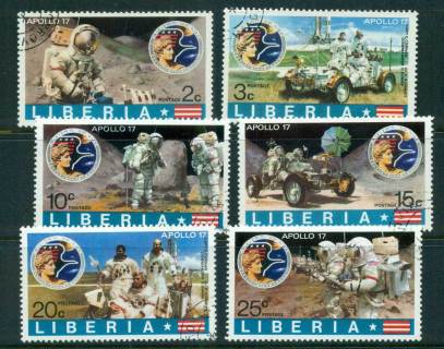 Liberia-1973-Apollo-17-Moon-Mission-CTO-Lot56765