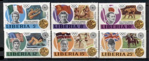 Liberia-1973-Summer-Olympics-Munich-Medallists-CTO