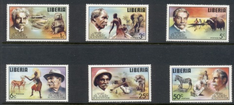 Liberia-1975-Dr-Albert-Schweitzer-Centenary-MUH