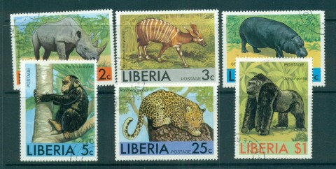 Liberia-1976-African-Animals-CTO-Lot56781