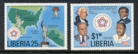 Liberia-1976-American-Bicentennial-MUH