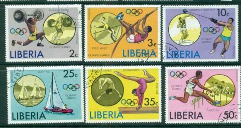 Liberia-1976-Montreal-Olympics-CTO-Lot56778