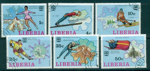 Liberia-1976-Winter-Olympics-Innsbruck-CTO-Lot56780