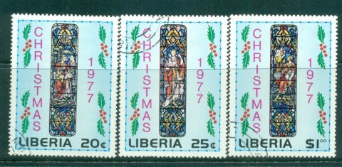 Liberia-1977-1977-Xmas-CTO-Lot56787